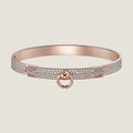 Hermes Collier De Chien Diamond Bracelet - 18K Gold