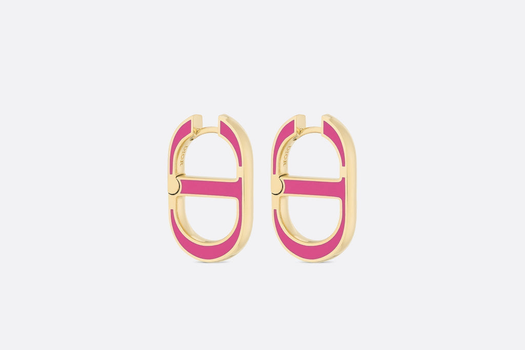 Dior 30 Montaigne Rani Pink Earrings