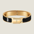 Hermes Clic Cadenas Black Bracelet