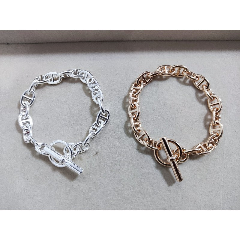 Hermes Chaine d'Ancre Enchainee Bracelet - 18K Gold